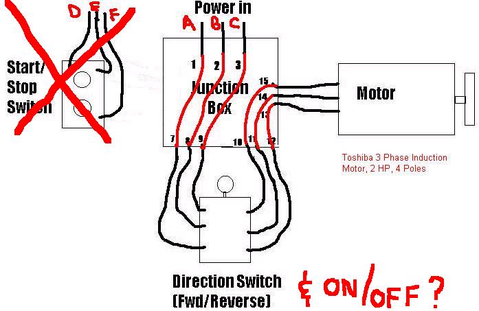 3 Phase Wiring Question Start Stop, Toshiba 3 Phase Induction Motor Wiring Diagram
